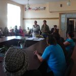 Meeting with parents in Zirnesti village, Cahul rayon