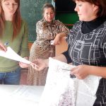 Distribution of school supplies, Gribova village, Drochia rayon