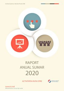 Institutul pentru Inițiative Rurale (iRi) - raport anual sumar 2020, format A4, 11 pag.