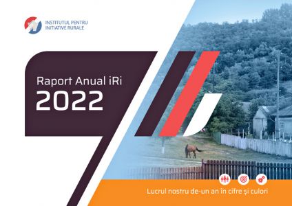 Institutul pentru Inițiative Rurale - raport anual 2022, format A4, 16 pag.
